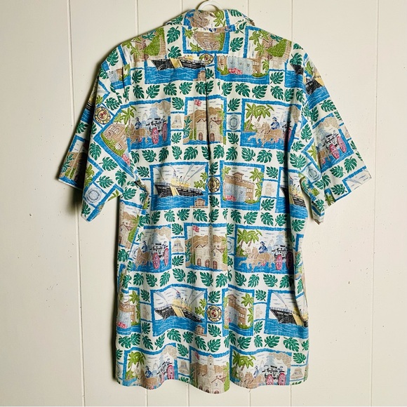 Vintage Reyn Spooner Dietrich Varez Aloha Hawaiian Shirt Honolulu Fire Dept XXL - Picture 7 of 7
